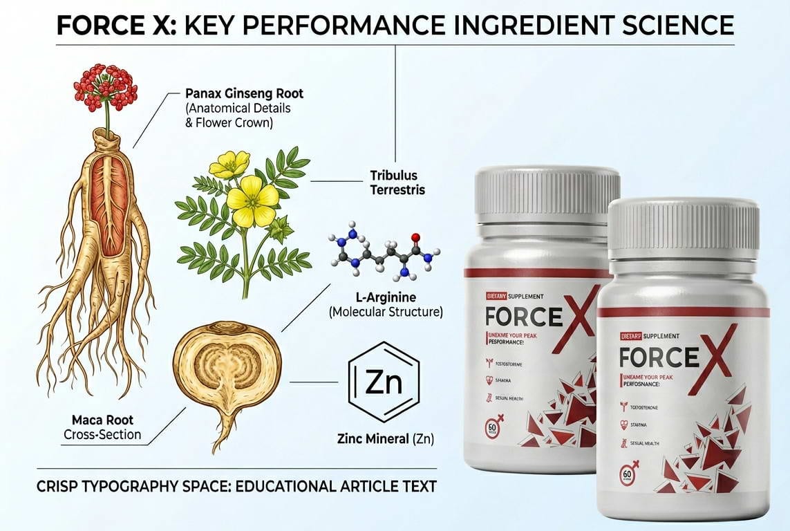Force X — natural male vitality, energy and confidence