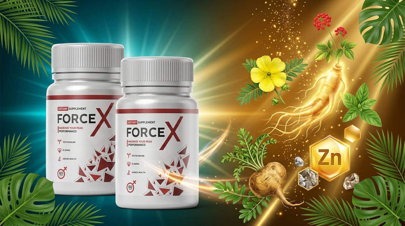 Force X — natural male vitality, energy and confidence