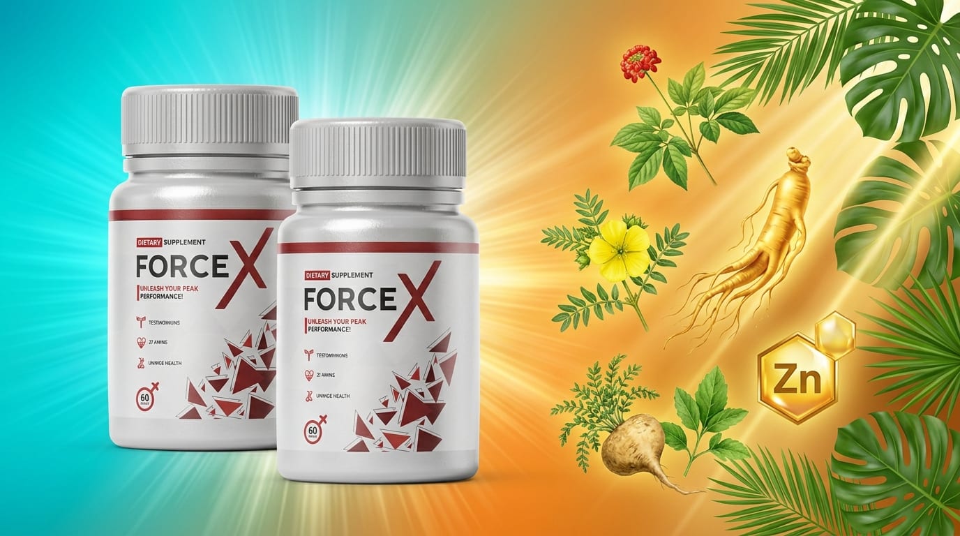 Force X — natural male vitality, energy and confidence