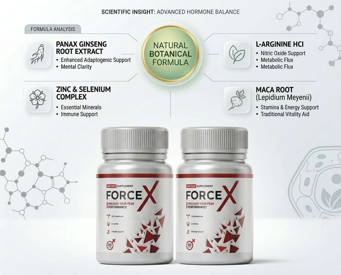 Force X natural supplements men Europe