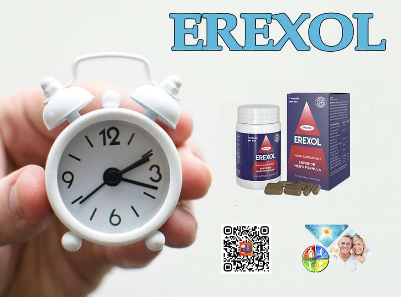 Erexol capsules packaging for men