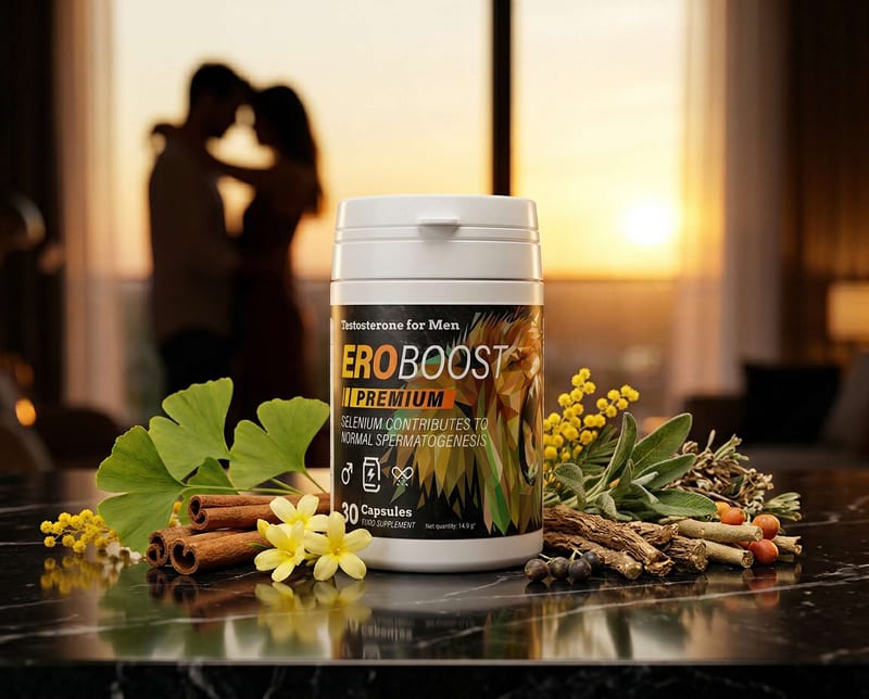 EroBoost — fórmula avançada com Tribulus e Maca