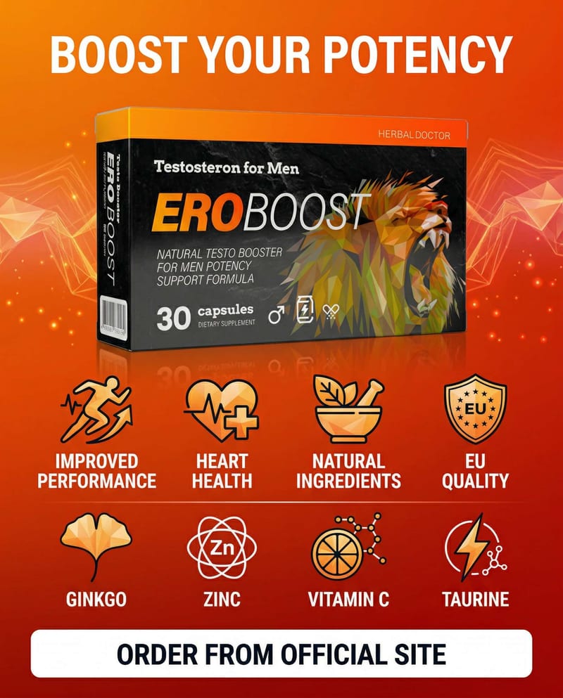 EroBoost — modo de utilização e posologia